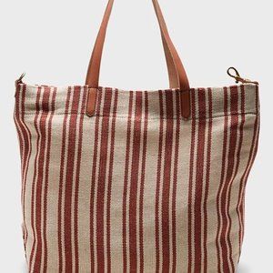 Banana Republic Stripe Canvas Tote
